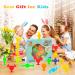 AIERRSON 48Pcs Suction Silicone Toys for Kids | Bath & Sensory Montessori Toys for 3-9 Year Olds | Building Toy Set for Stress Relief & Travel - Buy Online on GoSupps.com