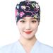 Fassave 2Pcs Working Cap for Women - Adjustable Ponytail Hats with Buttons, Ribbon Tie, Sweatband - Color 02 - Buy Online on GoSupps.com