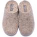 Womens Wool Slippers with Arch Support | Hypoallergenic & Non-Slip | Wide Fit Grey | Size 10-10.5 - Buy Online on GoSupps.com