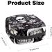Black Death Skull Flower Sanitary Napkin Storage Bag Feminine Menstrual Cup Pouches Nursing Pad Holder Tampon Bags Portable Period Bag for Women Teen Girls 1Pcs Multi-colored 12 - Buy Online on GoSupps.com