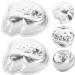 GRIRIW Dessert Cup Tart Pans 2 pcs Cup Jelly Shape De Baking Fish Gelatinas Silicone - Household Mousse Alloy Pudding Cups - Buy Online on GoSupps.com