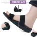 MEGNYA Orthotic Sandals for Women - Plantar Fasciitis & Flat Feet Support, Orthopedic Walking Slide Sandals with Arch Support - Size 8.5, Black Snake - Buy Online on GoSupps.com