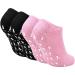 Moisturizing Gel Socks Moisturizing Socks with Spa Gel for Moisturizing Vitamin and Essential Oils Infused Gel Socks for Women Repair Dry Cracked Skins Softens Feet (2 Pairs Black+Pink) - Buy Online on GoSupps.com