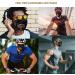 100Pcs Men's Bear Head Printed Disposable Face Masks - Animal Print Safety Masks for Men | 3 Ply Black Design - Buy Online on GoSupps.com