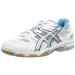 Asics GEL-TACTIC Women's Volleyball Shoes 43.5 EU White White Silver Blue