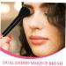 Beavorty aluminum tube Contour Brush Dual Ended Makeup Brush nylon Powder Brush Makeup Tool 13.50X2.50X2.00CM Black - Buy Online on GoSupps.com