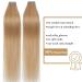 100% Remy Human Hair Tape-In Extensions - Medium Blonde #24 (40 Pieces + 10 Free Tapes) - Real Hair for Seamless Volume - Buy Online on GoSupps.com