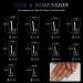Moxluck Clear Duck Nail Tips - 140Pcs Curved False Nails for Extensions and DIY Nail Art - Buy Online on GoSupps.com