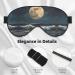 SSIMOO Moon & Sea Sleep Mask - Adjustable Breathable Eye Mask for Comfortable Sleep | International Shipping - Buy Online on GoSupps.com