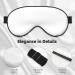 Solid Color White Unisex Adjustable Buckle Blackout Sleep Eye Mask for Travel Yoga & Naps - International Shipping - Buy Online on GoSupps.com