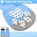 Buy Pupeck Double-Sided Anti-Slip Dog Socks - Adjustable Indoor Dog Shoes for Summer Paw Protection - 2 Pairs - Small Blue - Buy Online on GoSupps.com