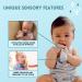 Tasty Tie Teething Tie: 3-in-1 Clip-on Baby Tie - Crinkle Toy & Silicone Teether | Gator Style | Unique Baby Boy Gift - Buy Online on GoSupps.com