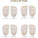 CB 4-Pairs Forefoot Shoe Metatarsal Pads - Ball-of-Foot Cushions for Pain Relief | Comfortable Insoles for Men Women & Kids - Style C-Nude - Buy Online on GoSupps.com