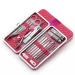 Pedicure Knife Nail Clipper Set Home Nail Clippers Pliers Adult Manicure Tools Set Personal Care(Red)