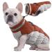 Kuoser waterproof dog coat cold weather winter warm jacket for small medium -sized dogs cozy dog sweater with fleece lined reflective puppy winter vest pet clothing m brown