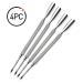 Zeepk Cuticle Pusher Set - Dual Sided Spoon Shaped Stainless Steel Manicure Pedicure Tools (4 Pc) - Buy Online on GoSupps.com