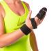 BraceAbility Two Finger Immobilizer - Hand and Buddy Splint Cast for Broken Joints  Mallet or Trigger Finger Extension  Sprains and Contractures to Straighten Middle  Index and Pinky Knuckles (M) Medium (Pack of 1)