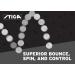 STIGA 3-Star Table Tennis Balls 40mm - 12 Pack White - Buy Online on GoSupps.com