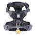 Pawaii dog harness Dog harness for small dogs anti-train tableware for dogs anti-drawing dishes breast harness Anti Zug Reflecting adjustable breathable breathable dog mechanical ID day contains (S Gray) S (Bigger Than Normal (Chest: 43cm-55cm)) Davy's Gr