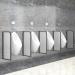 Wall Mounted Urinal Privacy Screen Baffle Urinal Screen Toilet Partition Men Urinal Partition Divider Screen Hotel Bathroom Urinal Baffle Public Toilets Divider Screen (Color : Black) - Buy Online on GoSupps.com
