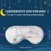 ZIMASILK 100% Mulberry Silk Sleep Mask for Kids - 19 Momme Elephant Design Soft & Breathable Eye Mask for Comfortable Sleep - Buy Online on GoSupps.com