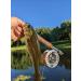 Kylebooker Fly Fishing Reel Large Arbor - Aluminum Body - 3/4wt 5/6wt 7/8wt - Silver - International Shipping Available - Buy Online on GoSupps.com