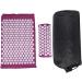 Cosiki Acupress Tower Pad Cushion Set - Comfortable & Durable Massage Yoga Mat | Relaxation Acupuncture Mat for Back & Floor Use - Three-Part Purple - Buy Online on GoSupps.com