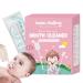 Lambo Tongue Mull Cleaner Baby Mund cleaner 30 pieces of tongue cleaner-skim-gauze-portable and comfortable toothbrush tongue cleaner for dental and tongue care in babies and children packed