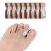 8 Pieces Toe Splint Wraps Non Slip Hammer Toe Straightener for Broken Toe Crooked Overlapped and Hammer Toes-Women and Men