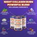 Night Collagen Burn - Weight Loss & Belly Fat Burner & Sleep Aid for Women & Men | Sleep Support for Bloating & Metabolism Appetite Suppressant | Supports Skin Hair Nails & Joints | 30 Servings - Buy Online on GoSupps.com