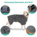 Leapbeast Dogsbadema | Quick-Drying Absorbent Dog Blanket with Velcro Fastener | Adjustable Straps | Size L - Gray - Buy Online on GoSupps.com