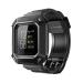 SUPCASE Unicorn Beetle Pro Watch Bands for Fitbit Versa 3 / Fitbit Sense, Protective Replacement Wristband Case Band (Black)