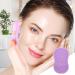 Xianghaoshun Small Face Scrub Brush - Scrubbing Finger Handle Face Brush in Silicone - Everyday Skincare Soft Bristles Manual Massaging Brush for Bathroom Travelling Purple - Buy Online on GoSupps.com