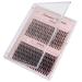 Losha Individual Lashes 10D/20D Mix 16-20mm D Curl Eyelash Extensions - Professional Makeup, 0.1/0.07mm Eye Lash Clusters - Buy Online on GoSupps.com