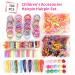 780-Piece Girls Hair Accessories Set - Baby Hair Ties Clips & Bands in Pink Gift Box | Perfect for Children - Buy Online on GoSupps.com