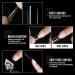 Michelle 504pcs Long Square False Nails Tips - Pre-shaped Gel Nail Tips for Acrylic Extensions - DIY Nail Salon at Home - Buy Online on GoSupps.com