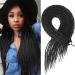 FDEETY 24 Inch Passion Twist Hair Water Wave Crochet Braids for Passion Twist Hair Synthetic Crochet Braiding Hair Long Bohemian Braids Hair Extensions (Black) - Buy Online on GoSupps.com