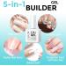 5 in 1 Builder Gel Base for Strong Nails UV/LED Nail Polish Coat 15ML White - Buy Online on GoSupps.com