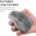 PLZ Silicone Body Scrubber - Gentle Exfoliating Shower Brush for Lathers Well - Grey - Buy Online on GoSupps.com