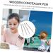 SOESFOUFU 4pcs Wooden Concealer Pen Pencils Spot Concealer Pencils Cover up Makeup Concealer 1 g (Pack of 1) Assorted Color - Buy Online on GoSupps.com