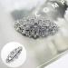 DonLeeving 2 Pcs Vintage Silver Leafy Barrette Antique Filigree Flower Crystal Barrette Metal Retro French Hair Clips For Women Girl - Buy Online on GoSupps.com