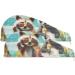 Raccoon Surfer & Sloth Panda Hair Towel 2 Pack | Super Absorbent Quick Dry Turbans for Women & Girls - Buy Online on GoSupps.com