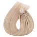 Ugeat Micro Loop Extensions - Real Hair Microring #18/613 55cm Ash Blonde & Bleach Blonde Highlights - 50g Premium Quality Hair Extensions - Buy Online on GoSupps.com