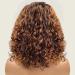 Curly Bob Wig with Bangs - Short Afro Human Hair Wigs for Black Women 12 inch P4/30 - Buy Online on GoSupps.com