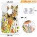 Buy Horse Butterfly Flower Beard Bib Apron - Non-Stick Waterproof Grooming Cape for Men | Best Beard Hair Catcher with Suction Cups | Perfect Gifts for Men - Buy Online on GoSupps.com