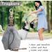 Adjustable Portable Feed Bag for Small Dogs | Training Treats Bag with Cord & Buckle - Ideal Pet Food & Snack Storage (Gray) - Buy Online on GoSupps.com