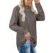 Crew Neck Shirts Long Sleeve Sweatshirts SkinFriendly Pullover Loose Fit and Casual for Home (M) Gray - Buy Online on GoSupps.com