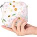 Guantierendiy Bee Flower Pattern Menstrual Cup & Sanitary Napkin Storage Bag - Travel Makeup Organizer (Color 3) - Buy Online on GoSupps.com