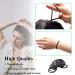 100 Piece Black No-Metal Hair Elastics - 4mm Small Bulk Ponytail Holders for Thick Curly Hair - Buy Online on GoSupps.com
