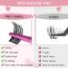 Cluster Lashes 72 Pcs - DIY Eyelash Extensions Ethereal Style Fluffy & Reusable Super Thin Band - Perfect for Self-Application (Ethereal-D-10mm - Buy Online on GoSupps.com
